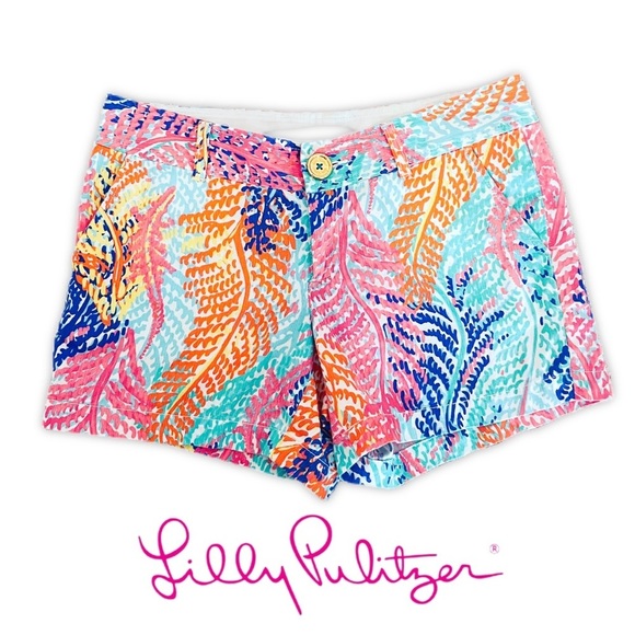 Lilly Pulitzer Pants - Lily Pulitzer Callahan Shorts Electric Feel